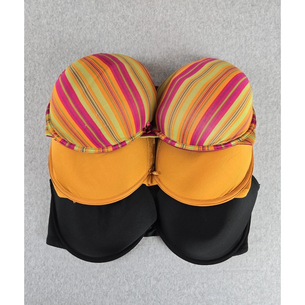 Always A Flirt Bra Size 42DD Underwired Lined Adjustable Straps Set of 3 NWT - Picture 2 of 4